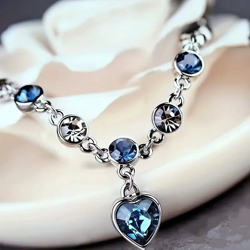 Ocean Coração Glow Pulseira | Branco Ouro