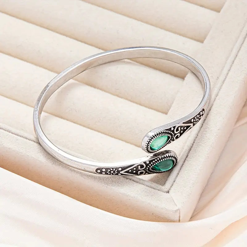 Esmeralda Devereux Pulseira | Branco Ouro