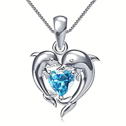 Oceanheart Twins Colar | Branco Ouro