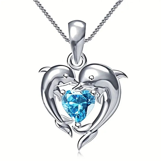 Oceanheart Twins Colar | Branco Ouro