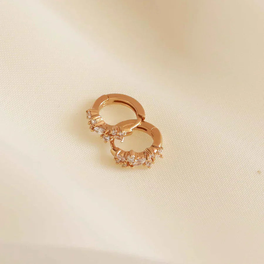 Cristal Cluster Huggies | Ouro