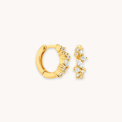 Cristal Cluster Huggies | Ouro