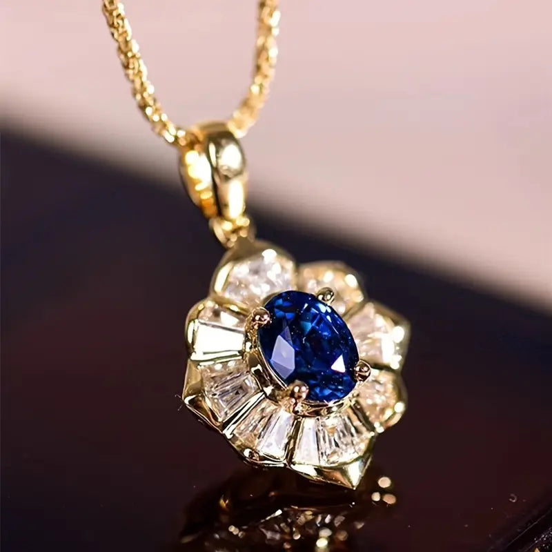 Kavella Noctazure Colar | Ouro