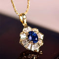 Kavella Noctazure Colar | Ouro
