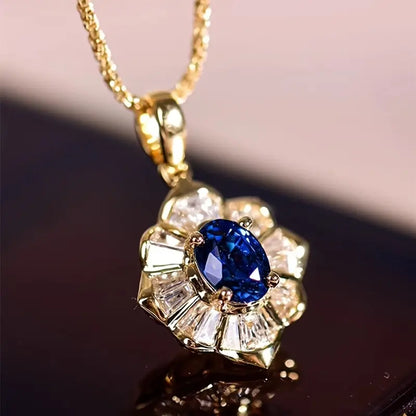 Kavella Noctazure Colar | Ouro
