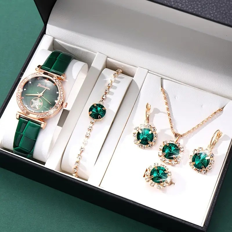 Verdantra Timecourt Conjunto de Joias | Ouro