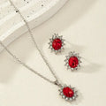 Katya Ruberyn Conjunto de Joias | Branco Ouro