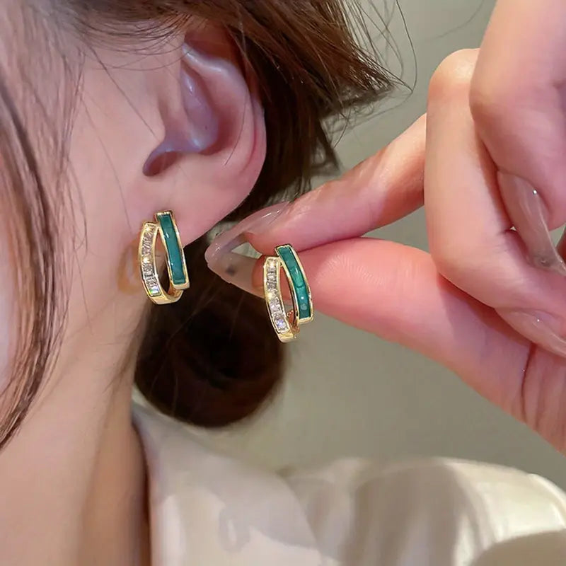 Chloé Feuillage Brincos | Ouro