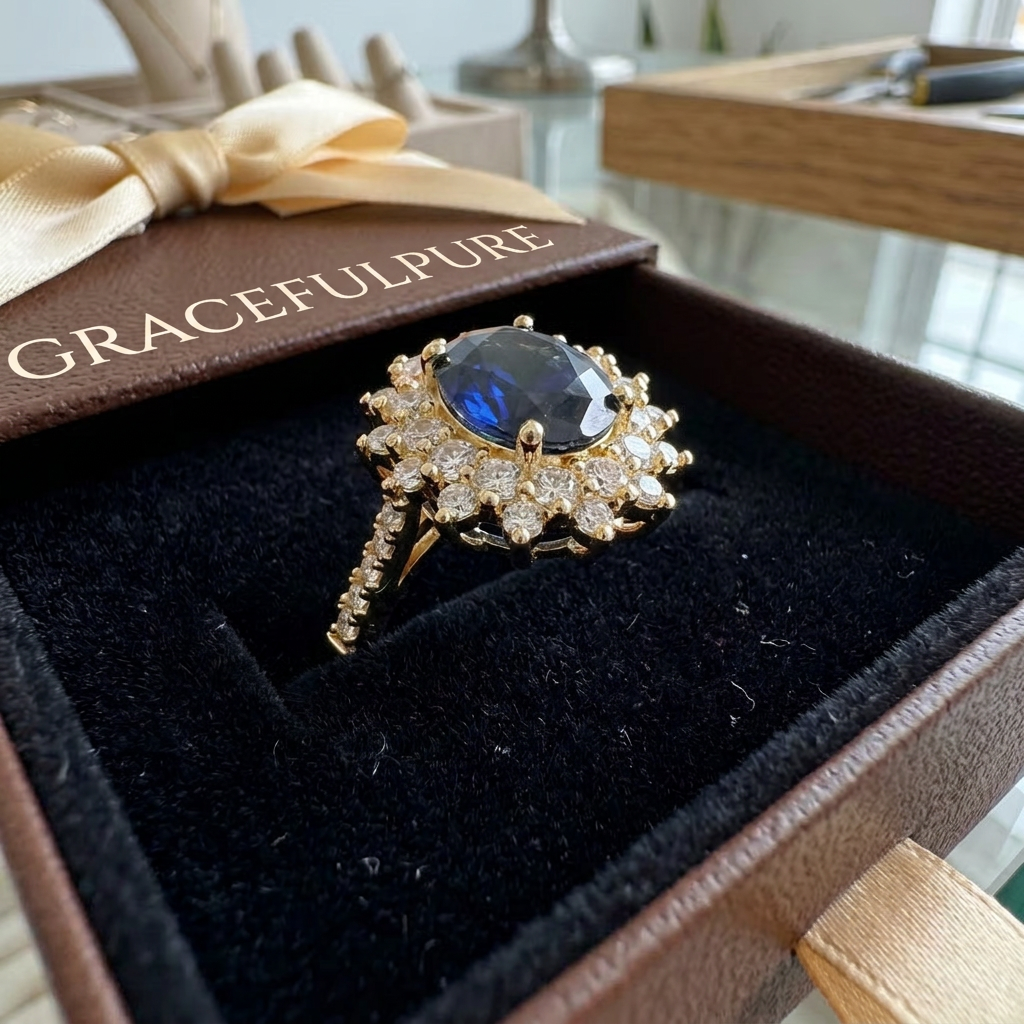 Vionne Saphirae Anel | Ouro