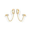 Adella Chain Brincos | Ouro
