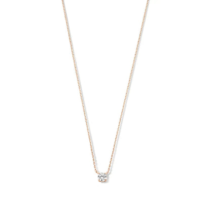 Cléa Moissanite Pedra Colar | Ouro