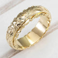 Antique Ouro Flower Anel | Ouro