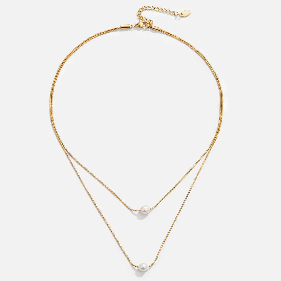 Sophisticated Layered Colar de Pérolas
