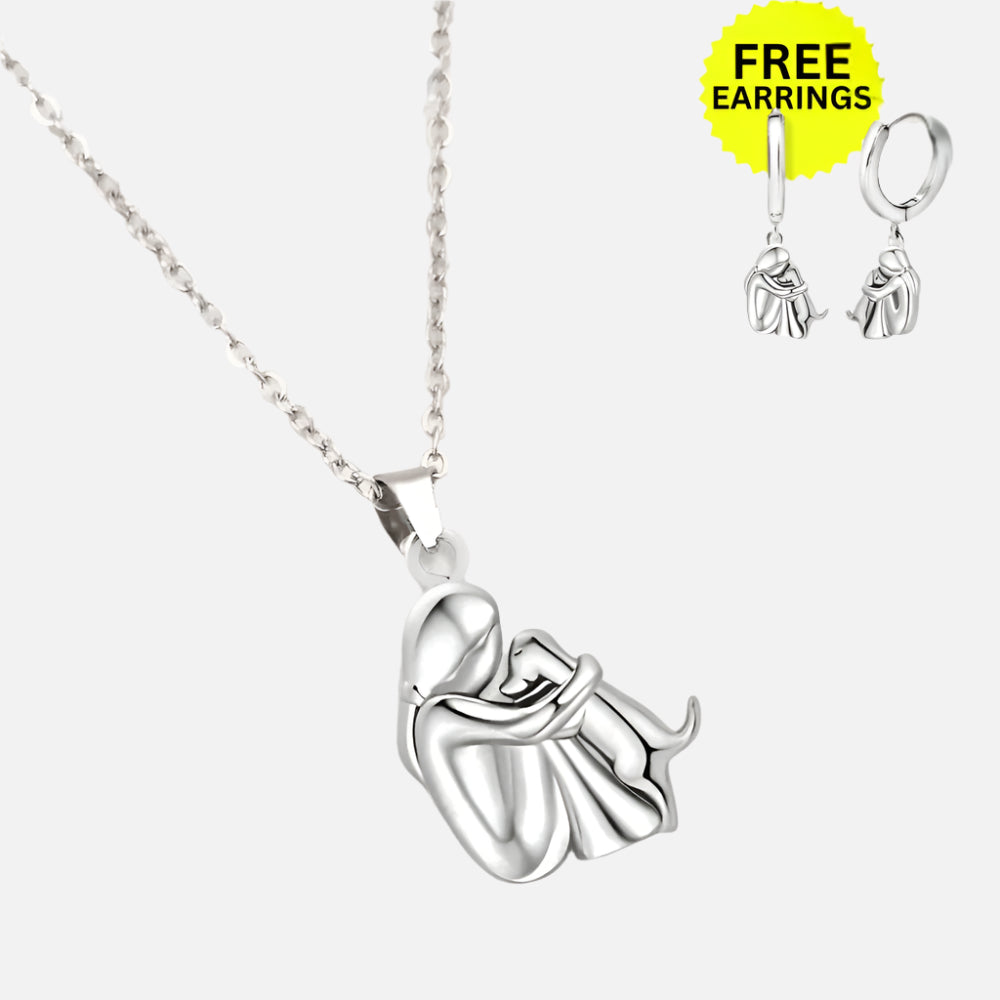 Wynter™ - Hug Pendant with Matching Brincos