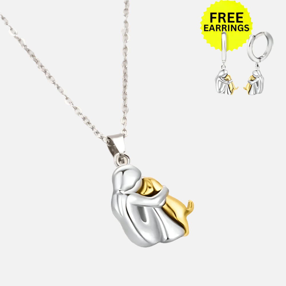 Wynter™ - Hug Pendant with Matching Brincos