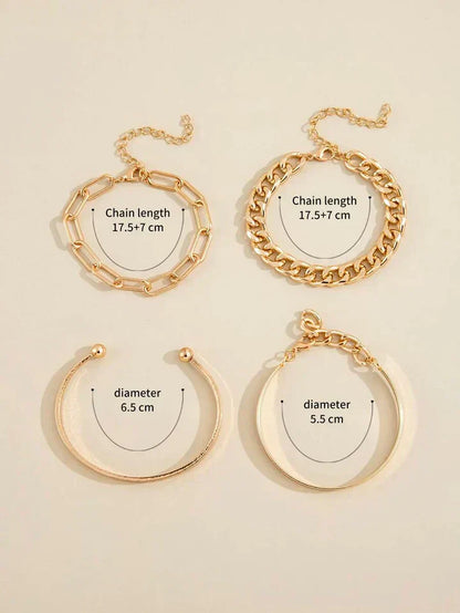 Elan Mercer Conjunto de Pulseiras | Ouro