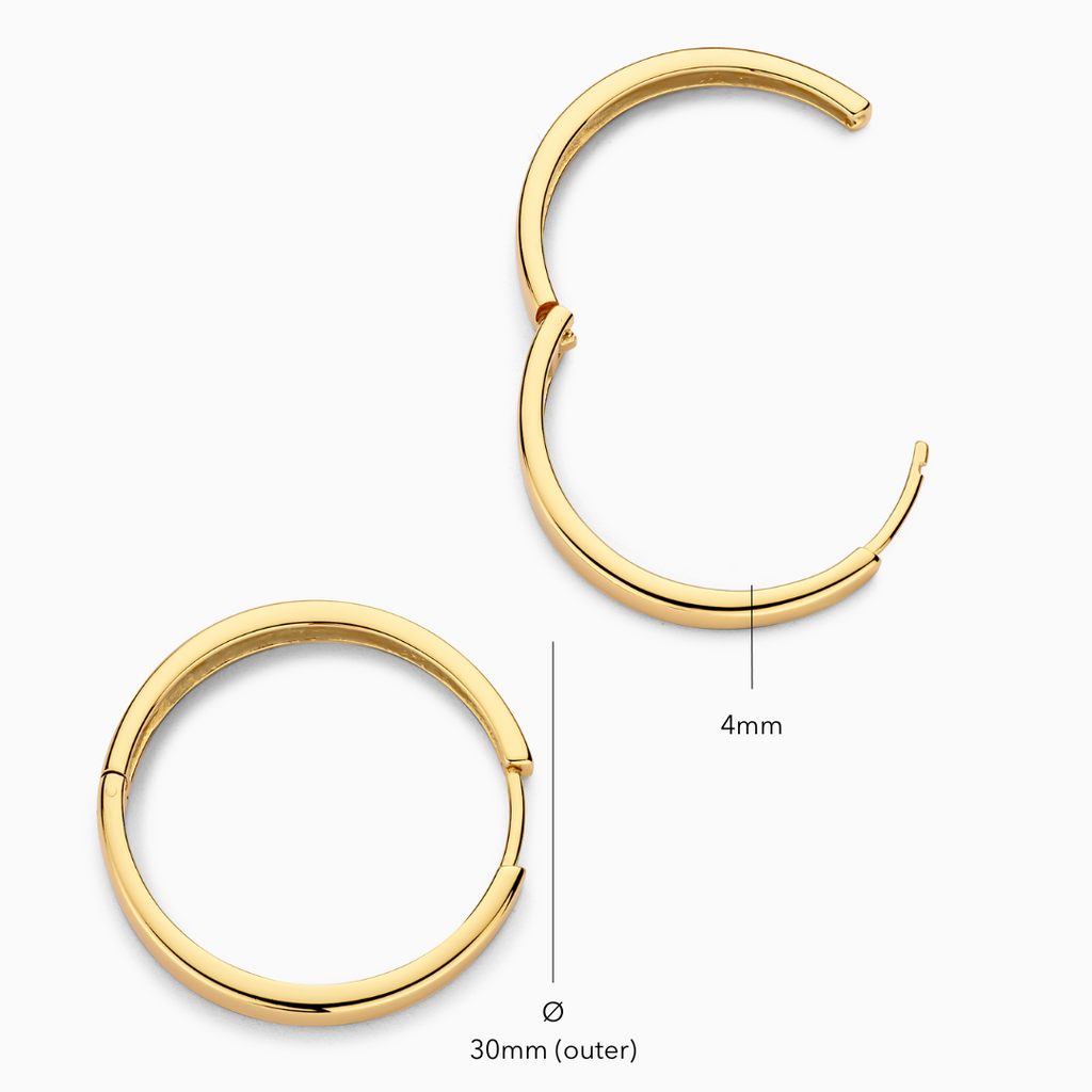 Gia Statement Argolas | Ouro