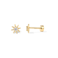 Sunburst Brincos | Ouro
